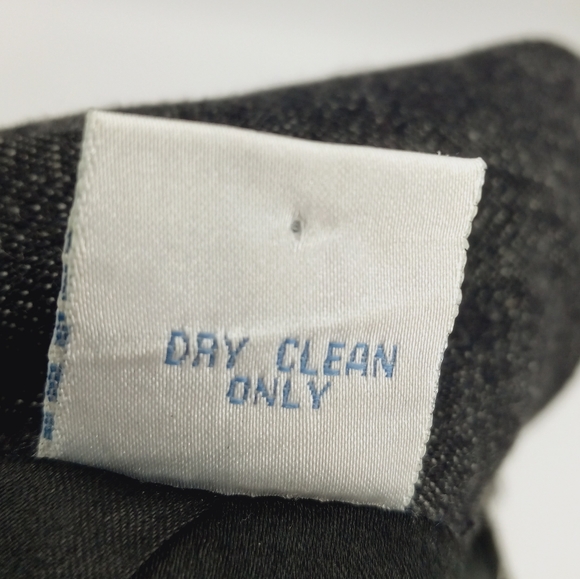 VINTAGE Bleu Bayou Denim Jacket XL Bead, Crystal & Sequin Embellished Peace Sign - Picture 17 of 17